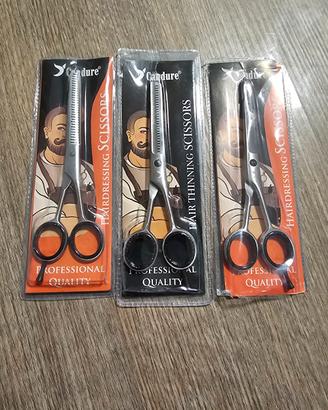 Candure 3 Forbici per Sfoltire i Capelli Profess.