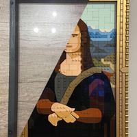 Teca in plexy lego Gioconda 31213 lego non incluso