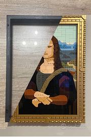 Teca in plexy lego Gioconda 31213 lego non incluso