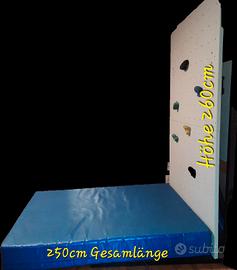 parete di arrampicata per "indoor"