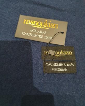 sciarpa 100% cachemire firmata NUOVA