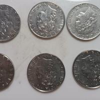Lotto monete 50-100 lire