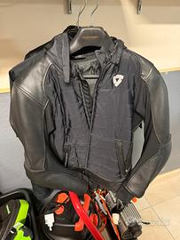 Giacca Moto Pelle Rev’it Blake taglia 48