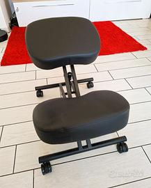 Sedia inginocchiata da scrivania, studio, postura