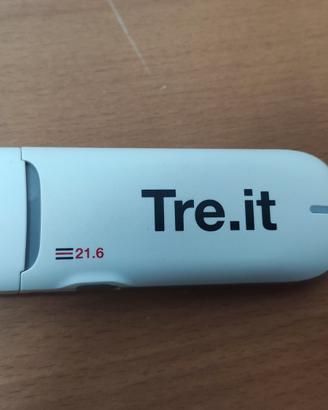 chiavetta modem internet tre wind 21.6