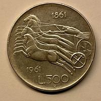 500 Lire Argento 1961 Unità d’Italia Centenario