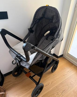 Passeggino e navicella e borsa  stokke