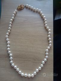 collana bigiotteria perle 