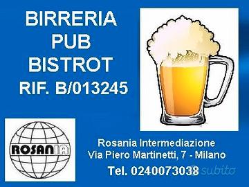 Birreria pub tavola calda (rif. B/013245)