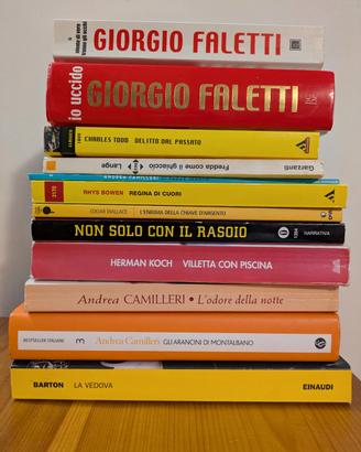 libri gialli, vari, 12 pezzi