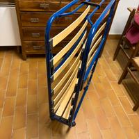 Rete letto pieghevole nuova con ruote,no materasso