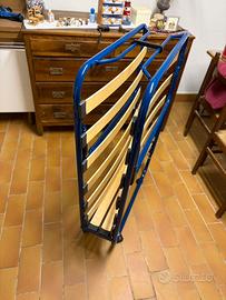 Rete letto pieghevole nuova con ruote,no materasso