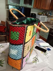 Borsa uncinetto -granny