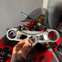 Piastra di sterzo panigale v4 ricavata dal pieno