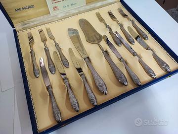 Servizio dolce 6 persone in Argento