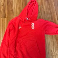 Felpa nike rossa numero 8