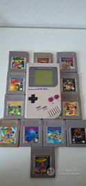 Nintendo Game Boy Classiso DMG01 Grigio +12 Giochi