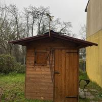 Casetta da giardino in legno artigianale 2 x 2