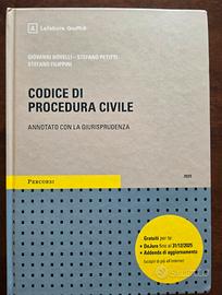 CODICE PROCEDURA CIVILE ANNOTATO 2025