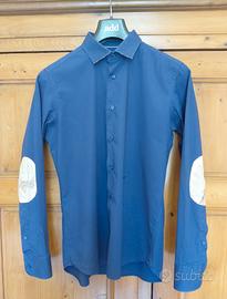 Camicia blu Alvero Martini 1Classe, tg 16/41.