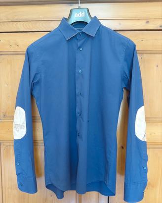 Camicia blu Alvero Martini 1Classe, tg 16/41.