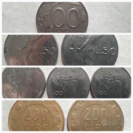 Monete lira da collezione 