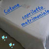 copriletto cotone 