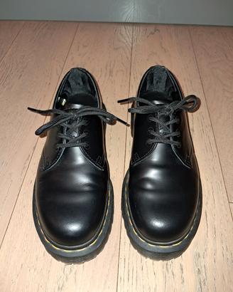 Scarpe Dr Martens Vera Pelle nere