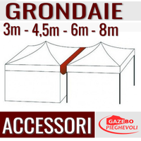 Grondaia collegamento gazebo pieghevole pioggia