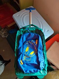 Trolley con zaino integrato Looney Toons originale
