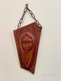 Quadro "Madonna in ceramica" Originale Anni 60