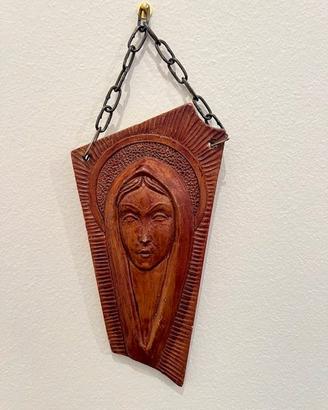 Quadro "Madonna in ceramica" Originale Anni 60