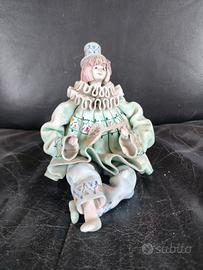 Pagliaccio in ceramica