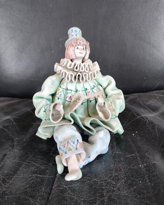 Pagliaccio in ceramica
