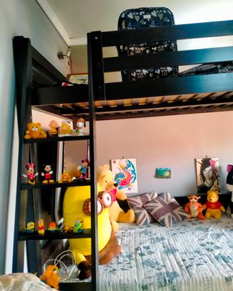letto a soppalco matrimoniale 