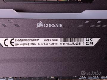 RAM DDR4 32GB 4x8 3200Mhz Cl16