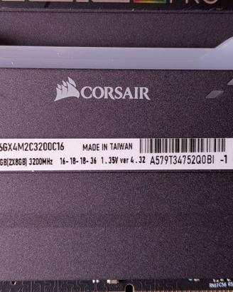 RAM DDR4 32GB 4x8 3200Mhz Cl16