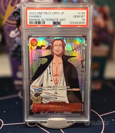 PSA 10 Shanks Manga Rare OP01-120 Romance Dawn JP
