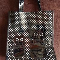 Borsa donna nera con Gatti in pvc