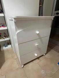 Fasciatoio + culla+ materasso