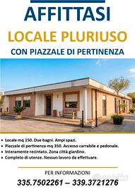 Locale pluri uso con area di pertinenza
