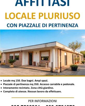 Locale pluri uso con area di pertinenza