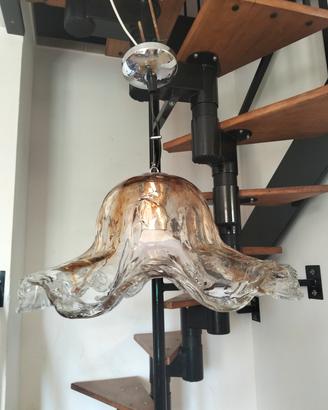 imponente lampadario XL in vetro dì Murano 