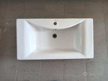 lavandino in ceramica da appoggio 