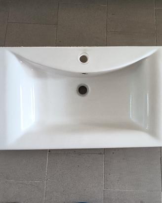 lavandino in ceramica da appoggio 