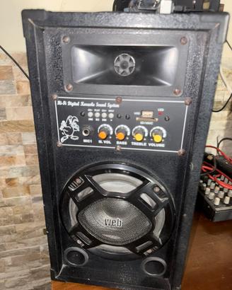 Coppia casse altoparlanti