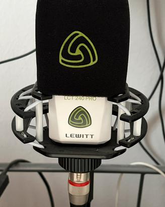 Kit registrazione Studio (Lewitt240 pro+accessori)