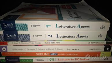libri quarto anno accoglienza scuola alberghiero