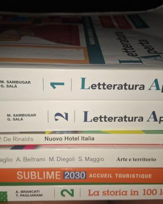 libri quarto anno accoglienza scuola alberghiero