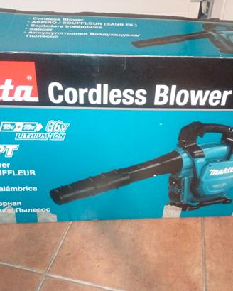 Aspiratore soffiatore Makita batteria 36v completo